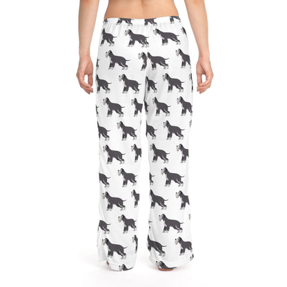 Schnauzer Women's Pajama Pants (AOP)