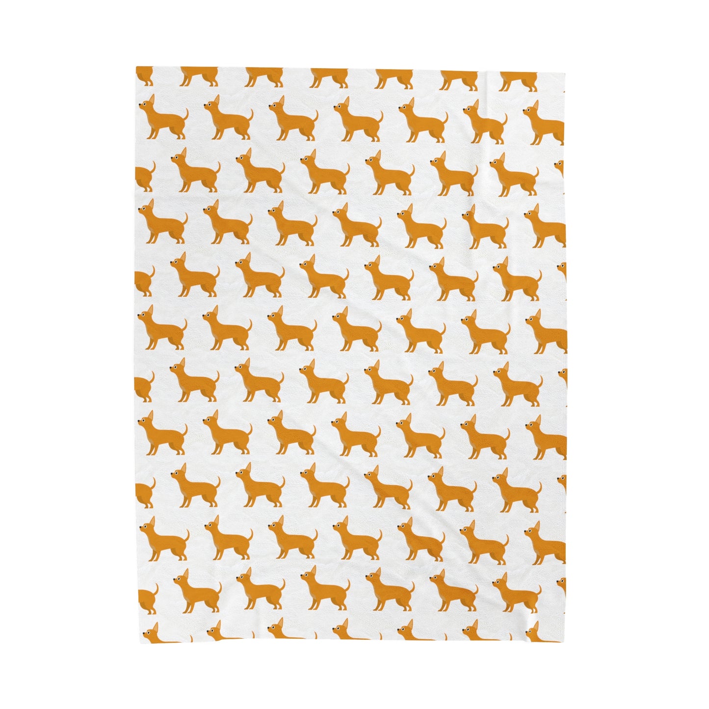 Chihuahua Velveteen Plush Blanket