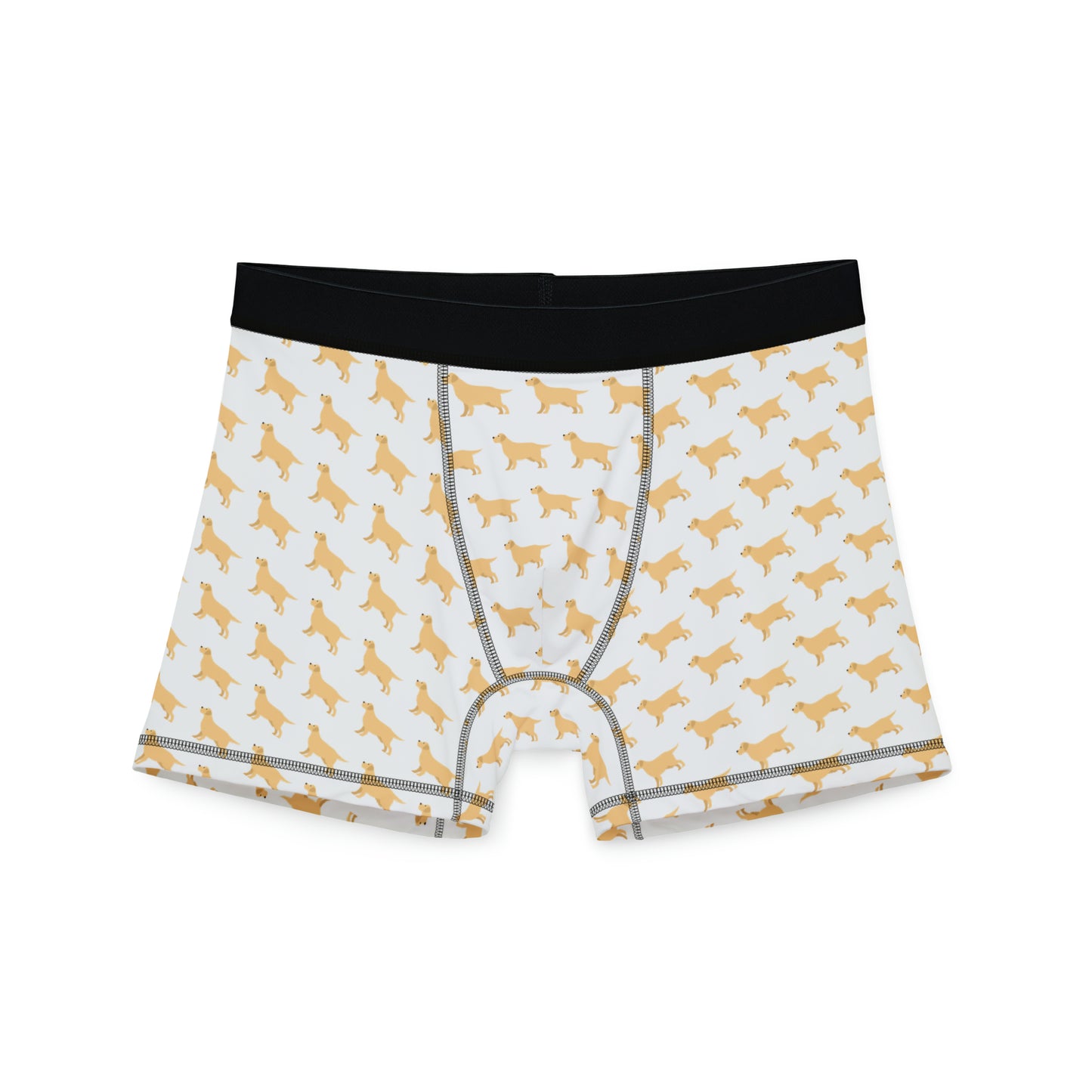 Golden Retriever Men's Boxers (AOP)