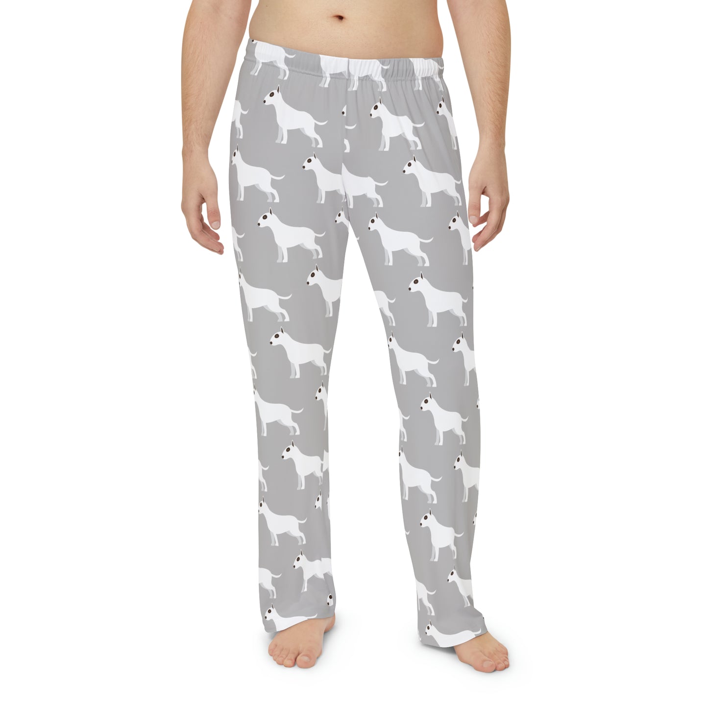 Bull Terrier Men's Pajama Pants (AOP)