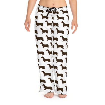 Daschund Women's Pajama Pants (AOP)