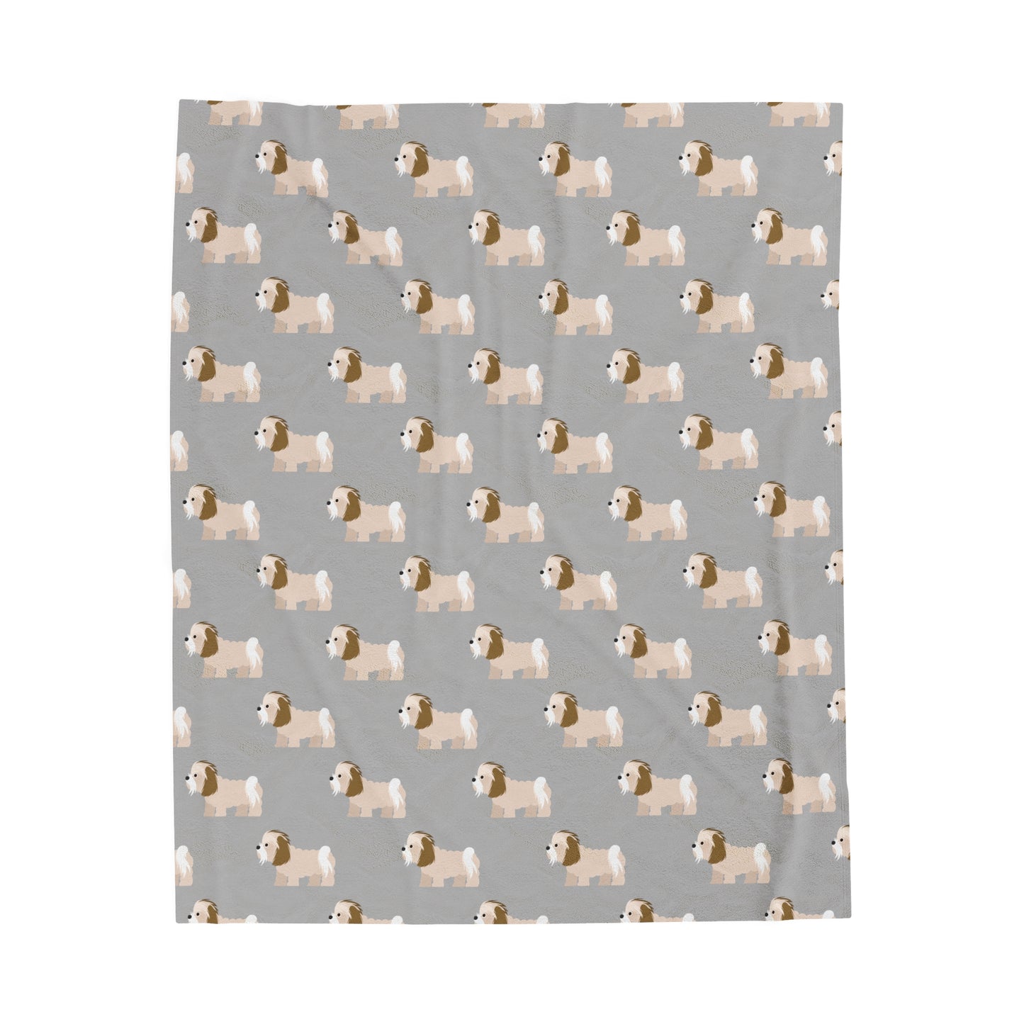 Shih Tau Velveteen Plush Blanket