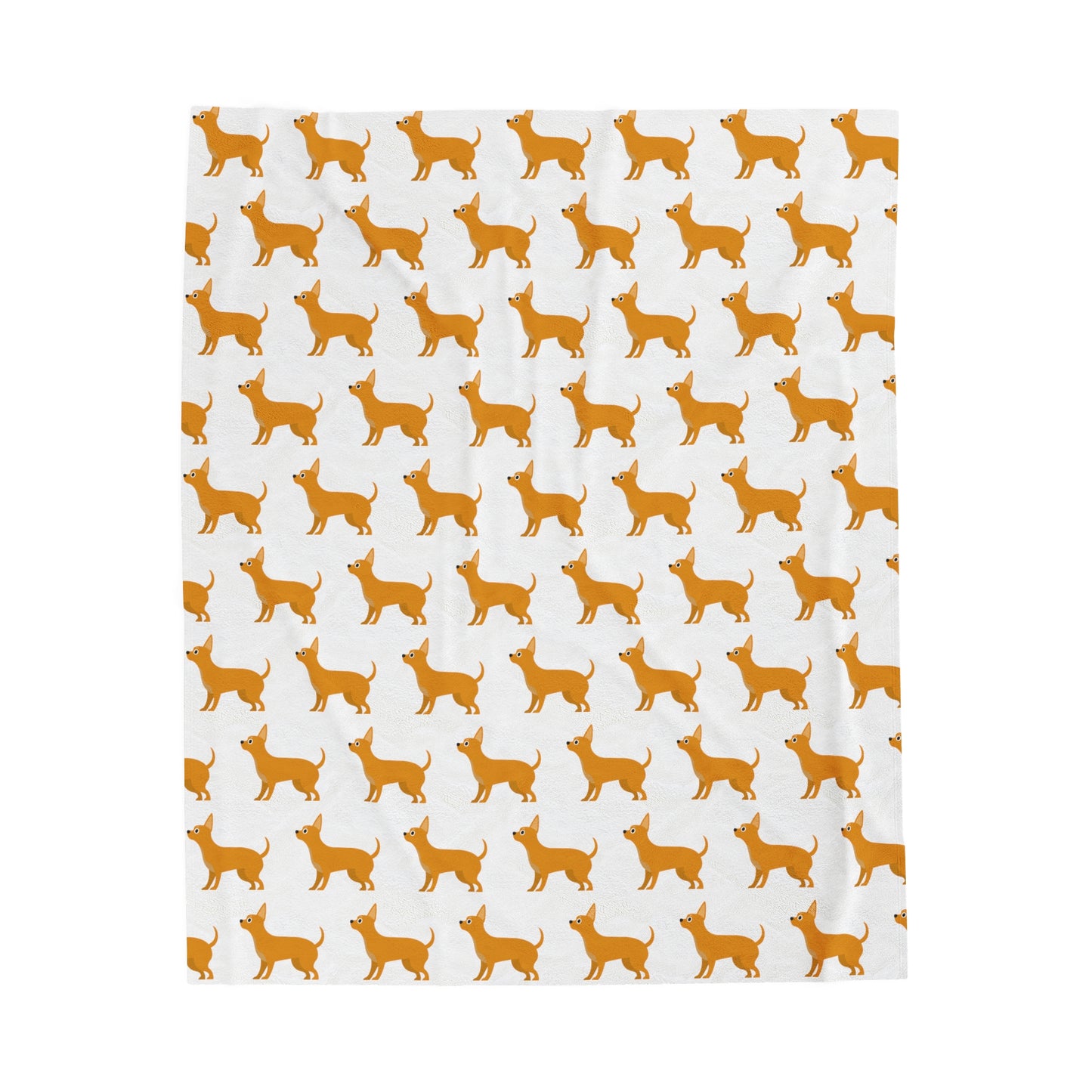 Chihuahua Velveteen Plush Blanket