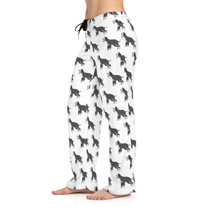 Schnauzer Women's Pajama Pants (AOP)