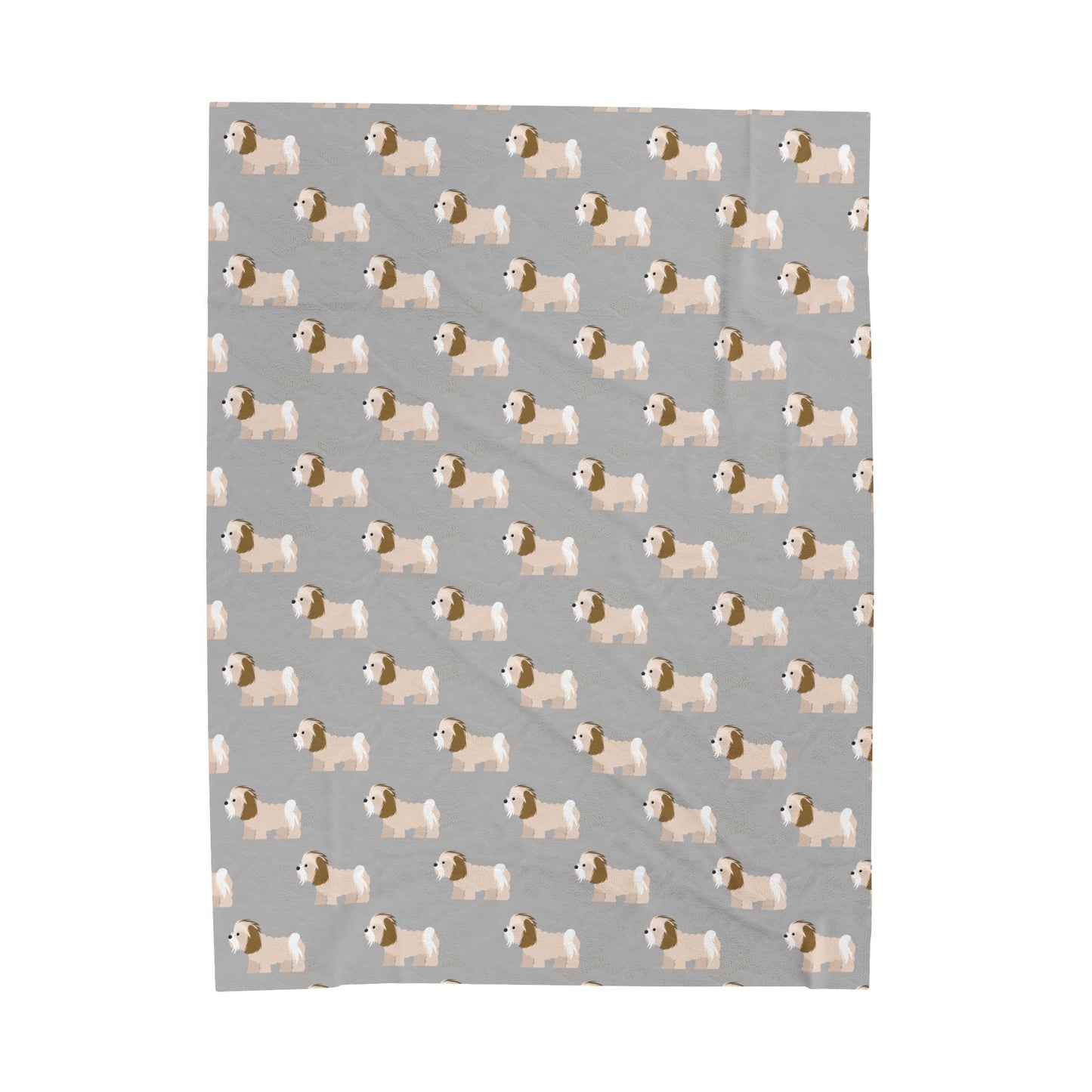 Shih Tau Velveteen Plush Blanket